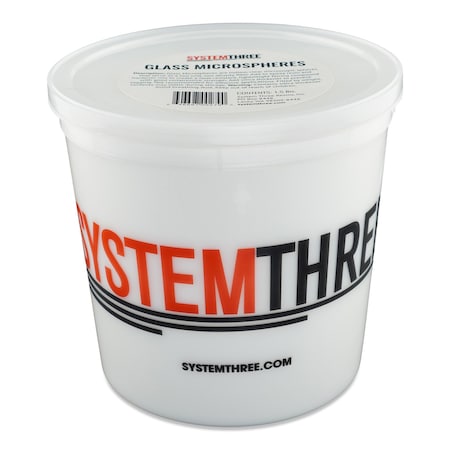 System Three Resins Glass Microspheres, 5-Quart Tub 3145S47